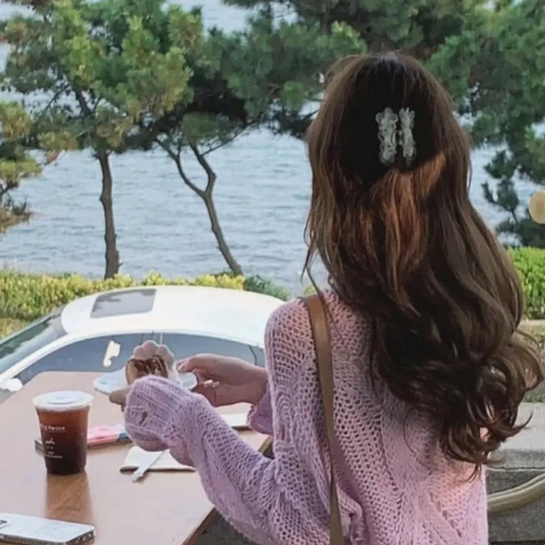 暴风雪中的白鸟